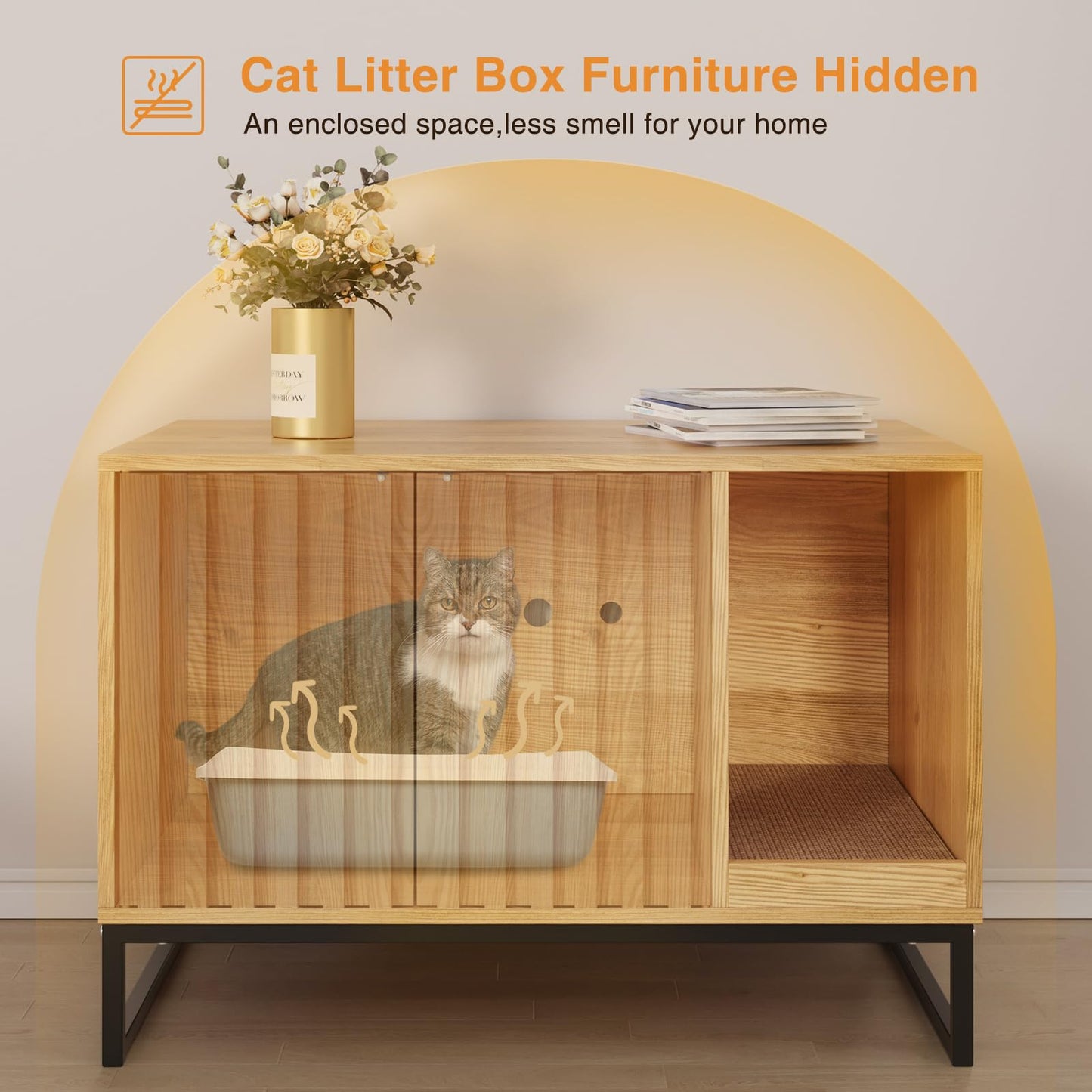 Halitaa Litter Box Enclosure. Chosen for real quality, fits naturally into modern pet homes.