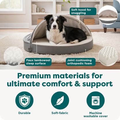 FurHaven Round Orthopedic Dog Bed for Large Dogs. Chosen for real quality, fits naturally into