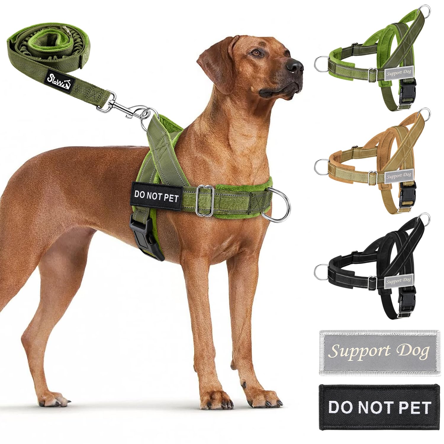 SlowTon No Pull Dog Harness with Front Clip. Chosen for real quality, fits naturally into modern