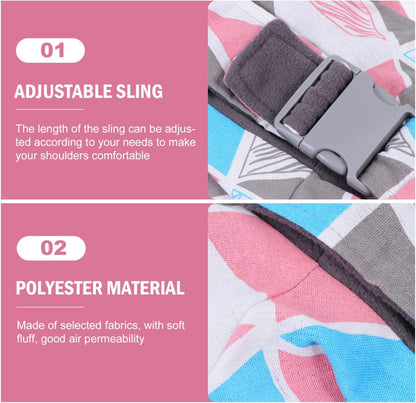 BESPORTBLE Adjustable Reptile Sling Bag for Bearded Dragons - Breathable Pet Carrier with Shoulder Strap for Travel, Hiking, and Outdoor Adventures, 25.59 X 7.87 X 5.90 Inches