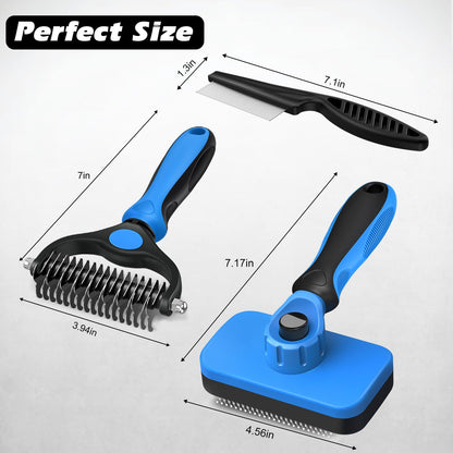 Professional 3PCS Self Cleaning Slicker Brush & Pet. Chosen for real quality, fits naturally into