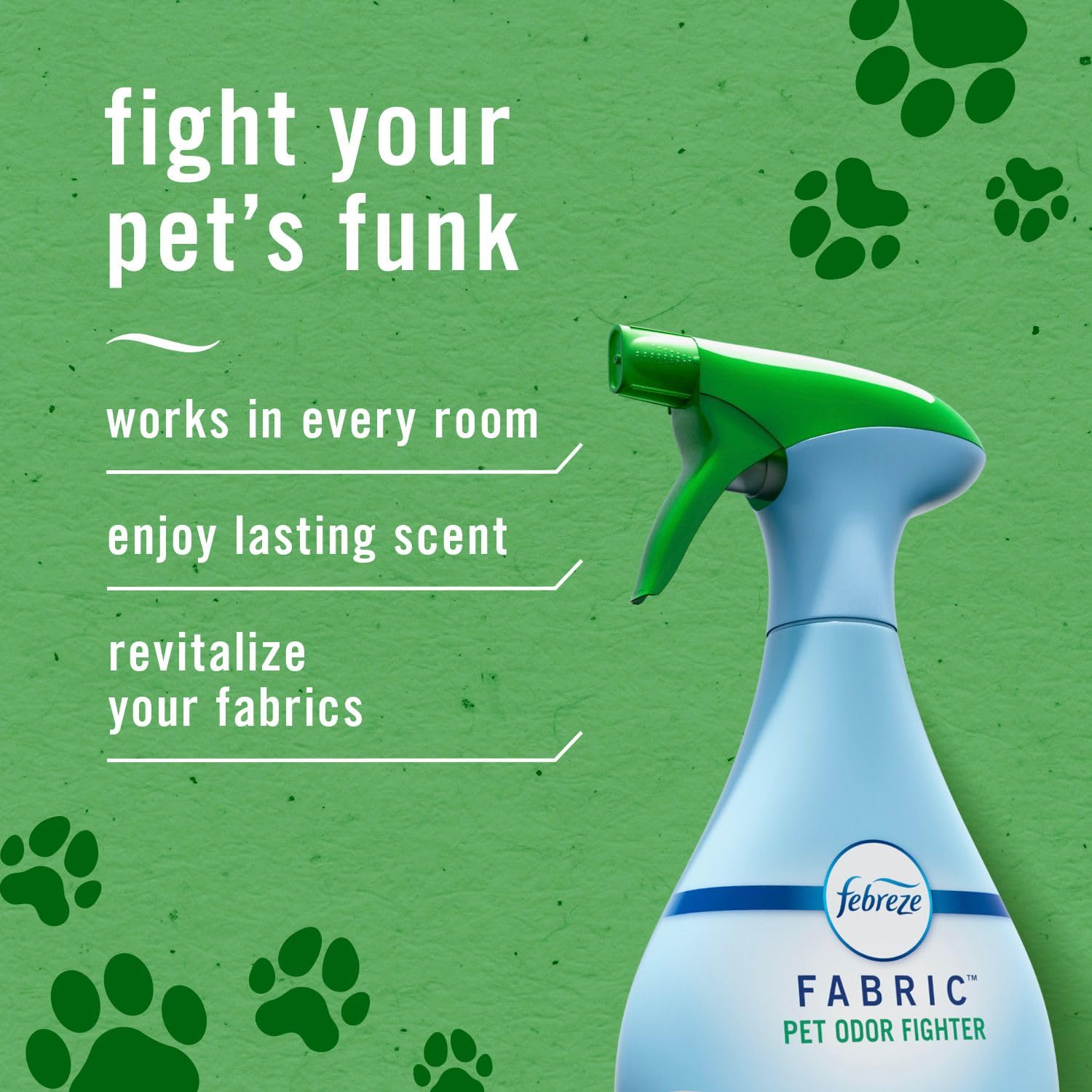 Febreze Fabric Spray Air Freshener. Chosen for real quality, fits naturally into modern pet homes.