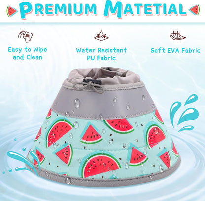 Cat Cone Collar Soft to Stop Licking, Adjustable, Foldable Lightweight Kitten Cones After Surgery Recovery for Cats & Kittens, Cat Cone Alternative (Blue, S)