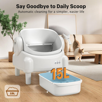ovesong Automatic Cat Litter Box. Chosen for real quality, fits naturally into modern pet homes.
