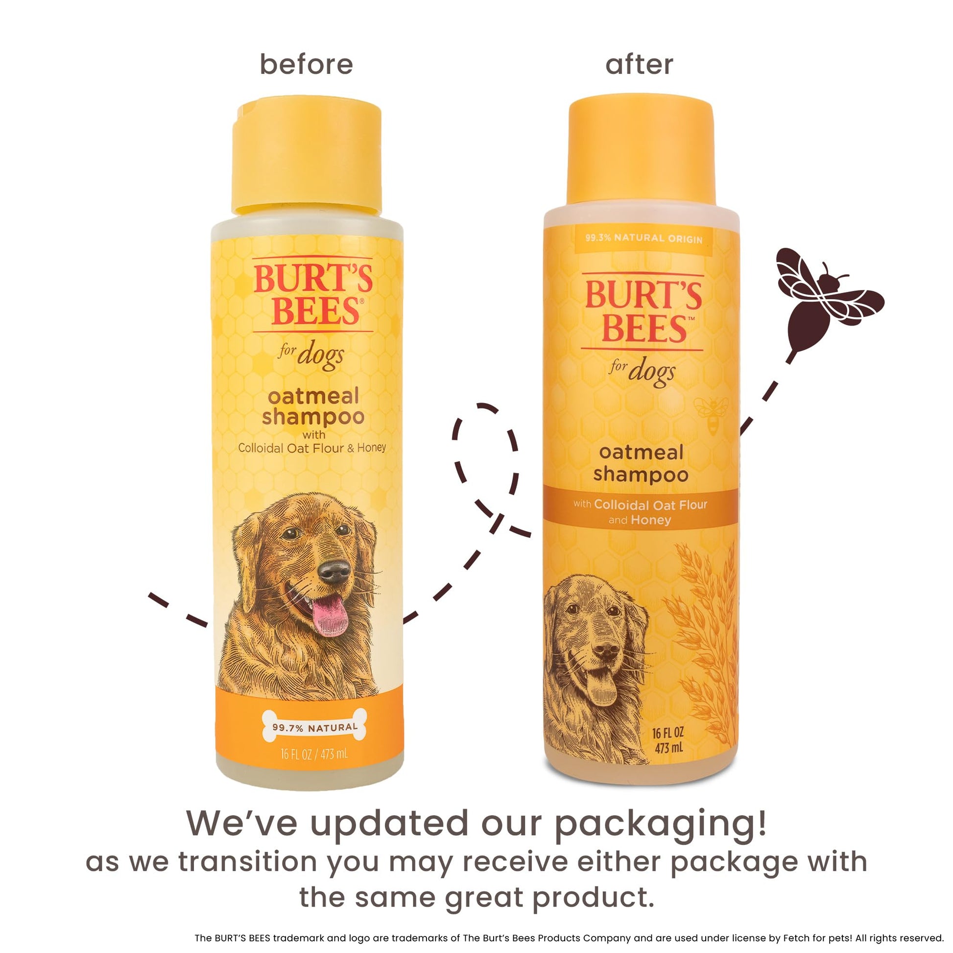 Burts Bees for Pets Oatmeal Dog Shampoo with Honey. Chosen for real quality, fits naturally into