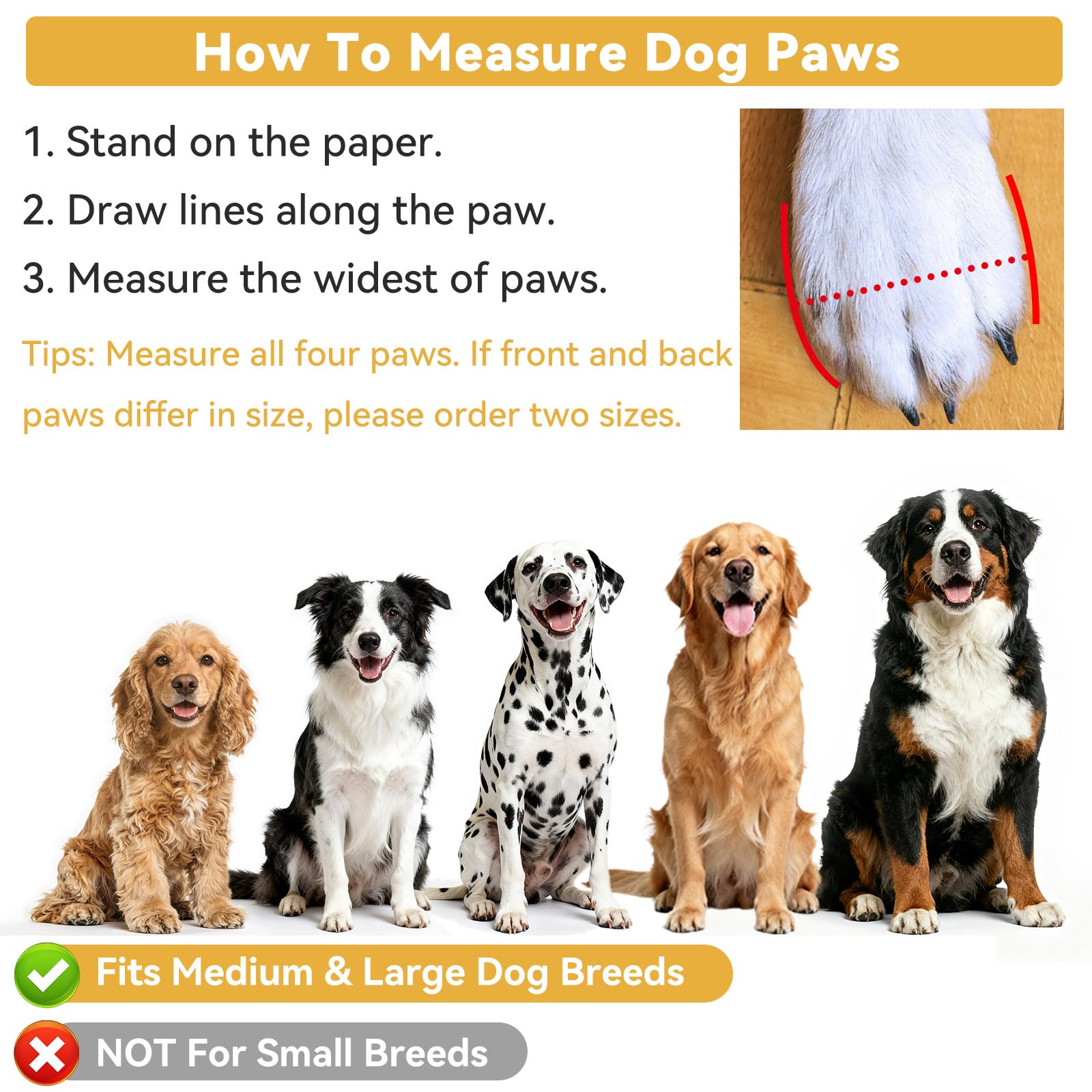 Dimicoo Breathable Dog Boots for Medium Large Dogs. Chosen for real quality, fits naturally into