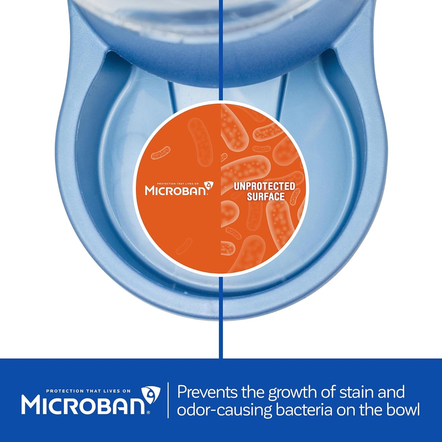 Petmate Replendish Gravity Feeder W/Microban, Pearl Peacock Blue, 2 LB, Made in USA