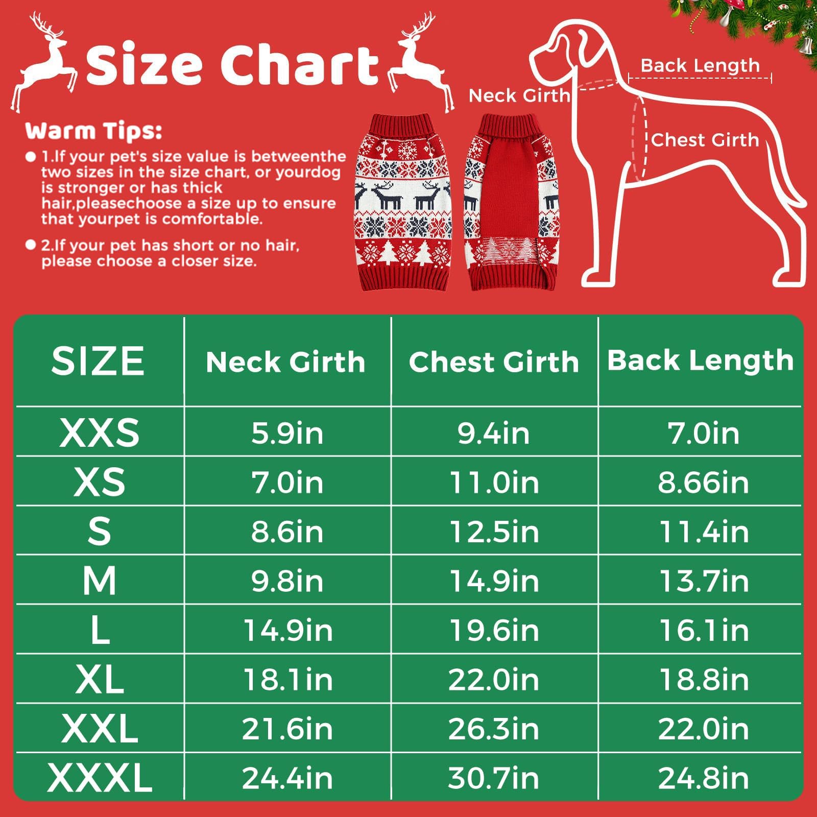 Christmas Dog Sweaters for Small Medium Large Dogs and. Chosen for real quality, fits naturally