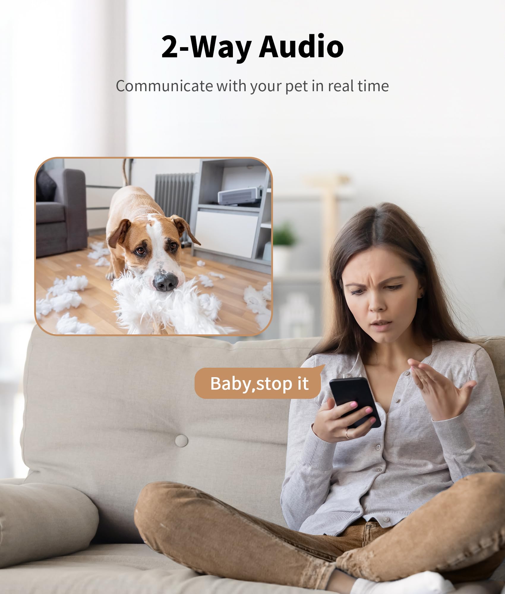 TKENPRO 2K Pet Camera Treat Dispenser. Chosen for real quality, fits naturally into modern pet