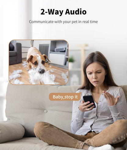 TKENPRO 2K Pet Camera Treat Dispenser. Chosen for real quality, fits naturally into modern pet