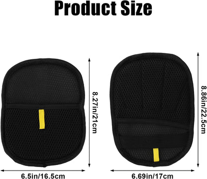 2pcs Pet Hair Removal Gloves, 2 Style Reusable Pet Hair Static Remover Mitt Glove for Cat Dog Sofa Furniture Carpet Curtain Bed Sheet Clothes Car Seat Cleaning Tool (Regular & Five Finger Style)