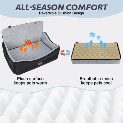 JOEJOY Dog Car Seat for Medium/Large Dogs. Chosen for real quality, fits naturally into modern pet