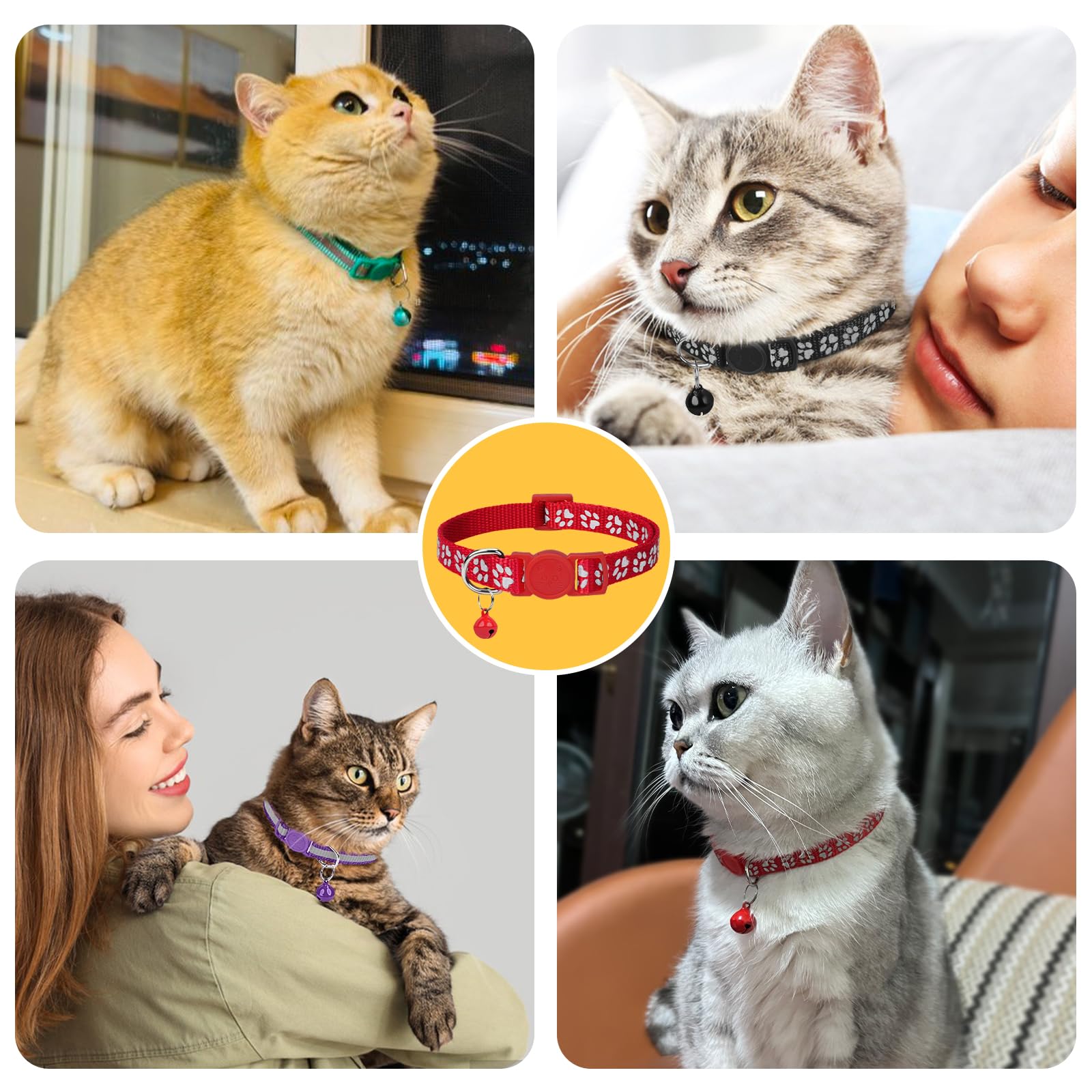 Taglory 2 Pack Reflective Breakaway Cat Collar with. Chosen for real quality, fits naturally into