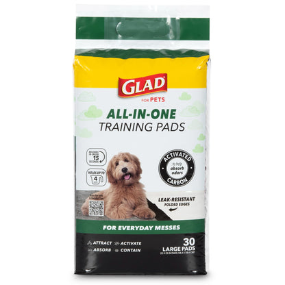 Glad for Pets Activated Carbon Disposable Dog Training. Chosen for real quality, fits naturally