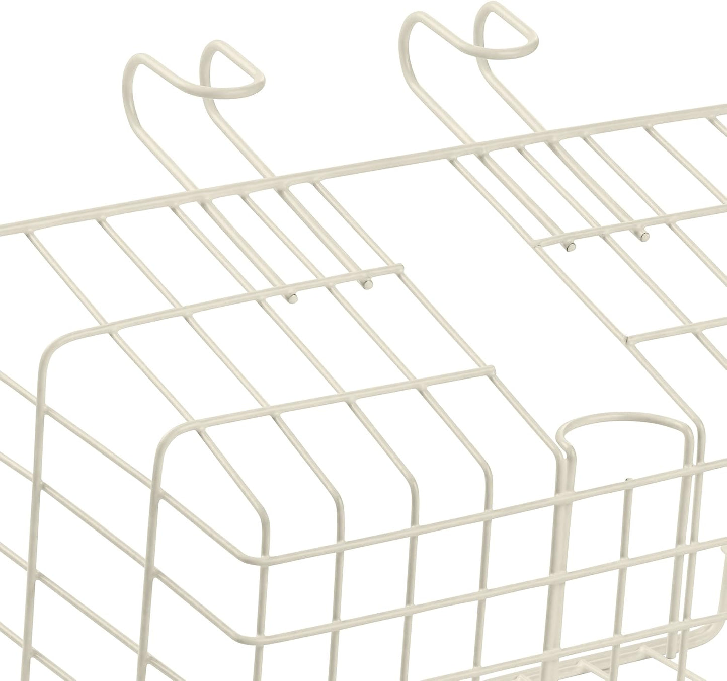 Retrospec Apollo-Lite Lift-Off Bike Basket - Detachable Steel Handlebar Basket with Carrying Handle for Commuting, Shopping & Beach Trips - 14.5in x 9.5in Weather-Resistant Biking Gear