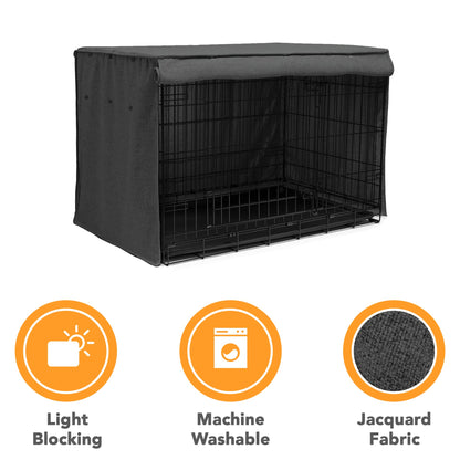 Friends Forever Metal Dog Crate Cover 30 inch. Chosen for real quality, fits naturally into modern