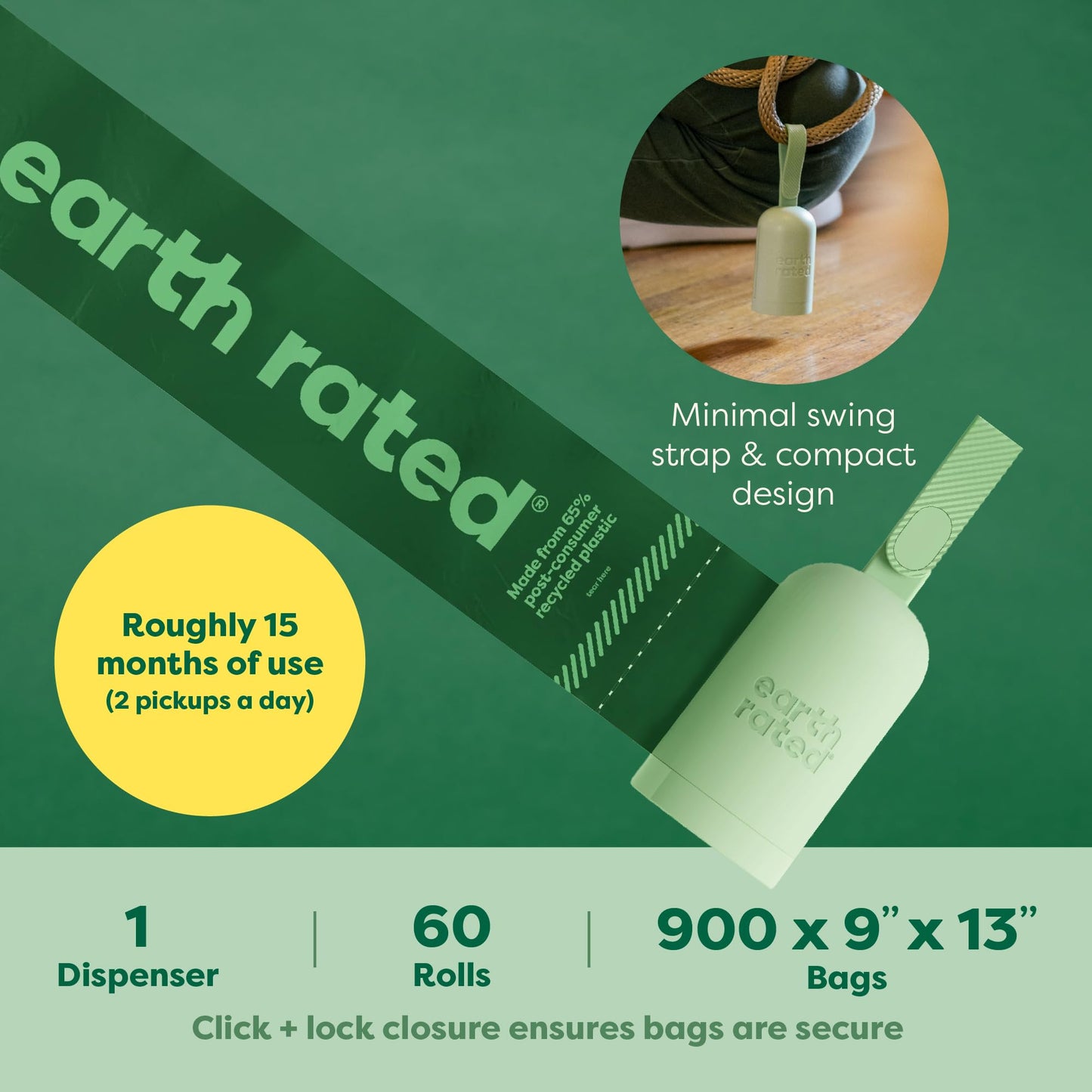 Earth Rated Dog Poop Bag Holder. Chosen for real quality, fits naturally into modern pet homes.