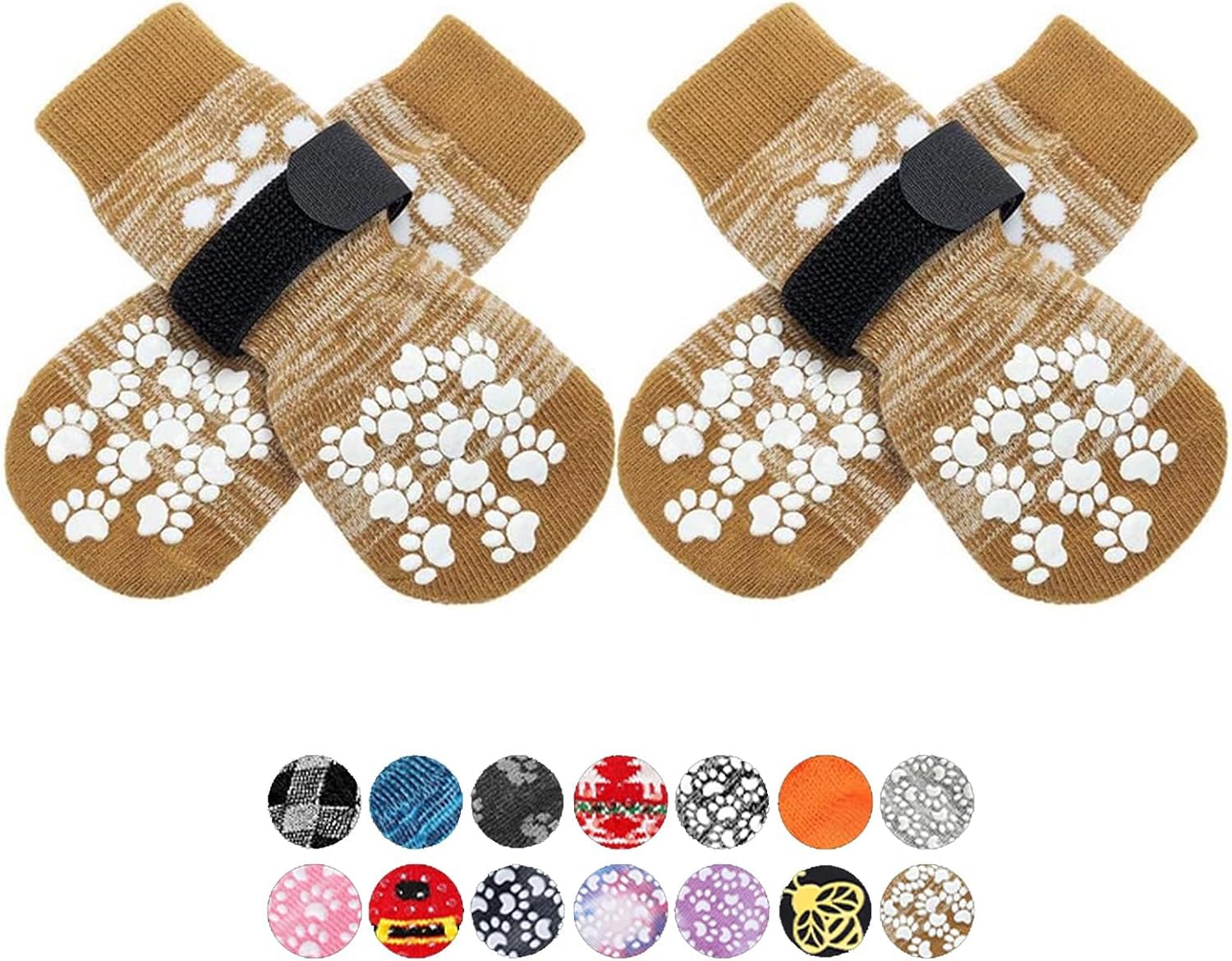 EXPAWLORER Anti Slip Dog Socks to Prevent Licking Paws. Chosen for real quality, fits naturally