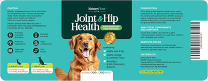 Joint Supplement for Dogs, Power of Nature Made in USA, Unique Formula: Green-Lipped Mussel, Glucosamine, Chrondroitin, MSM, Devils Claw, Hip and Joint Supplement, All Breeds - 200 ct