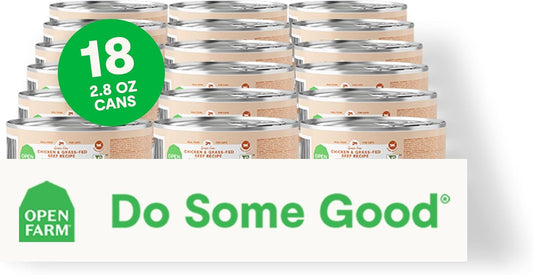 Open Farm Canned Cat Food, Paté for Complete & Balanced Nutrition, Grain-Free and Legume-Free Wet