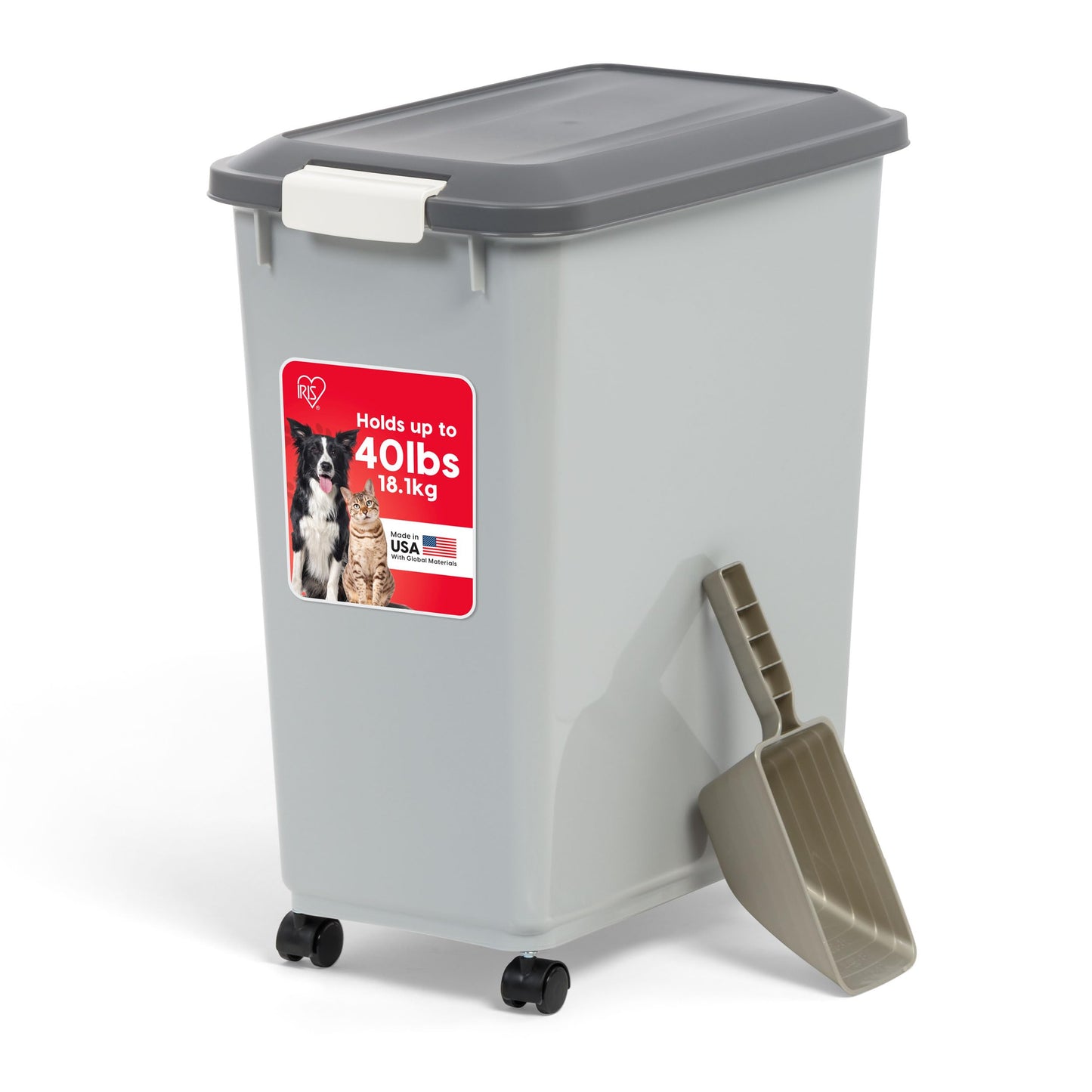 IRIS USA Dog Food Storage Container. Chosen for real quality, fits naturally into modern pet homes.