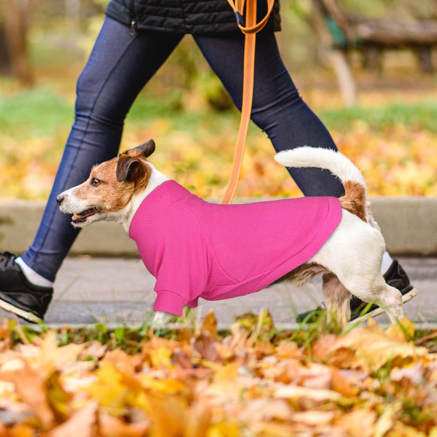 3 Pack Dog Sweater Fleece Pet Clothes Turtleneck Soft Warm Sweatshirt Dog Sweaters for Small Dogs Puppy Sweater Boy Girl Pet(Pink+Hotpink+Purple,XS)