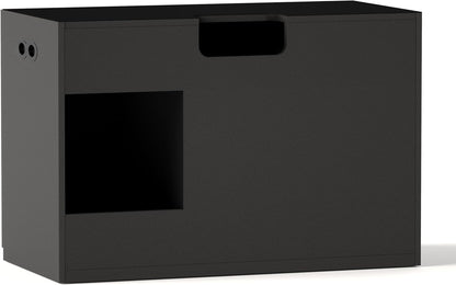 LANDEN Aquarium Wooden Stand and Cabinet for up to 105 Gal Tank, Fish Reptile Sea Salt WaterTank Stand, Nano Foam Leveling Mat Included, W47.2xD23.6xH31.5 in, Wooden Matte Black Painted(Stand Only)