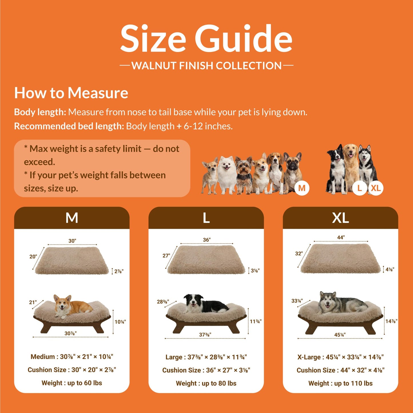 Muihood Elevated Wood Dog Bed Frame Mat Set. Chosen for real quality, fits naturally into modern