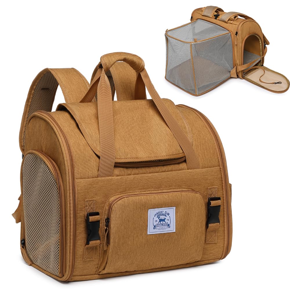 Pet Backpack Carrier for Small Dogs Medium Cats. Chosen for real quality, fits naturally into