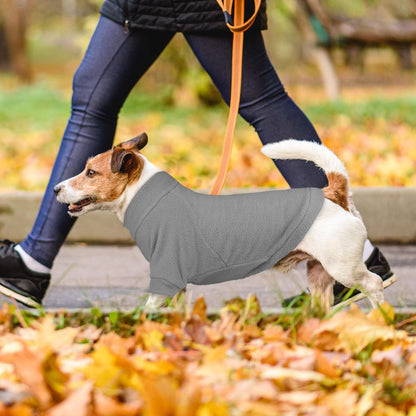 3 Pack Dog Sweaters for Medium Dogs, Fleece Dog Sweater Turtleneck Soft Warm Pet Sweatshirt Clothes Medium Sized Boy Girl Pet(Gray+Royal Blue+Navy,M)