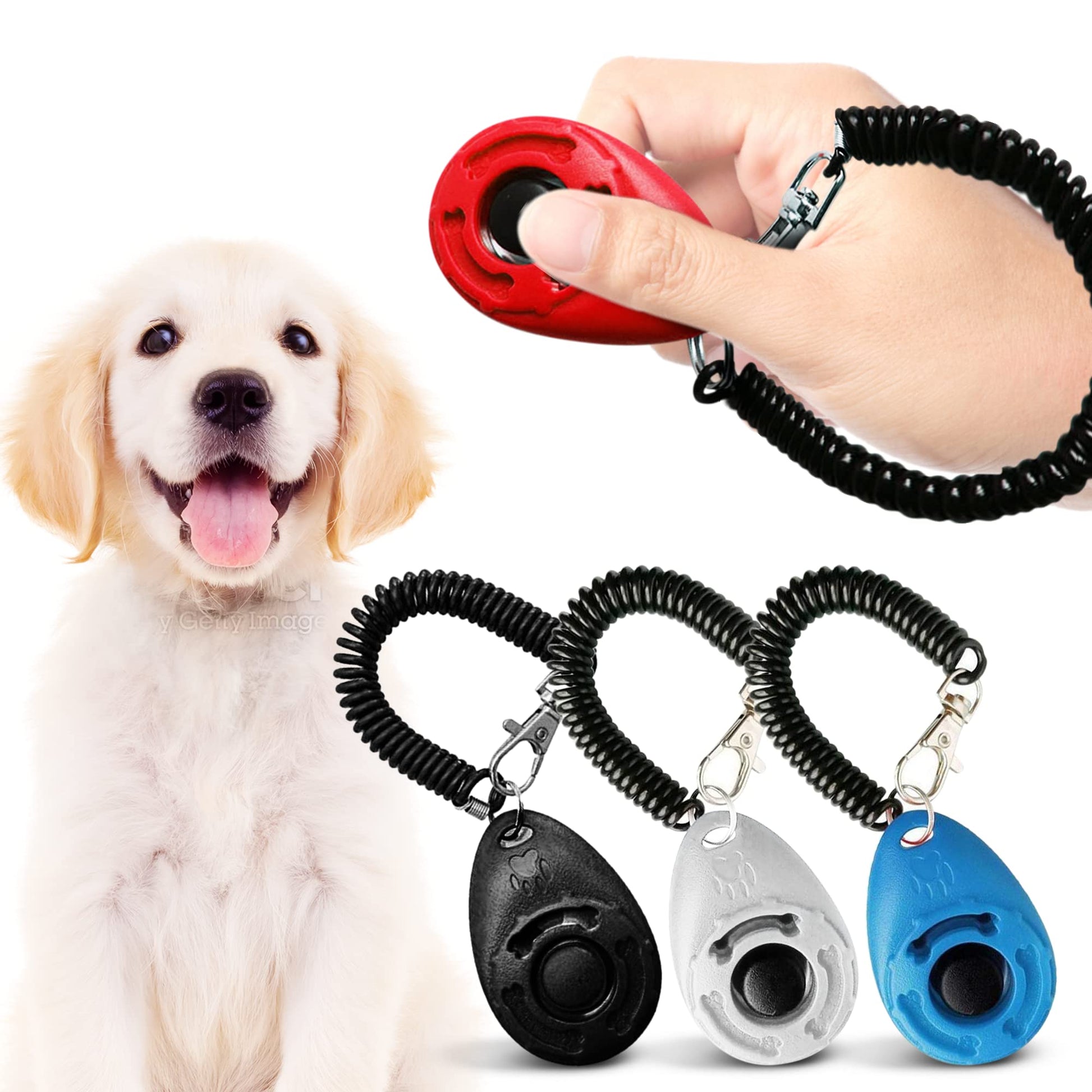 SunGrow Dog Clickers with Black Wrist Bands. Chosen for real quality, fits naturally into modern
