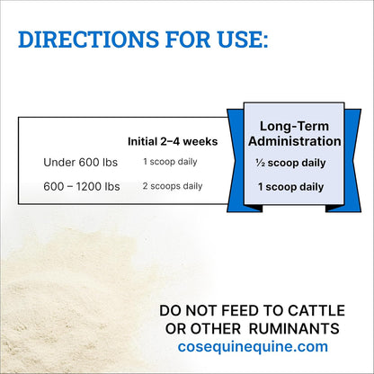 Nutramax Cosequin ASU Joint Health Supplement for Horses - Powder with Glucosamine, Chondroitin, MSM, ASU, Green Tea Extract, and Hyaluronic Acid, 1050 Grams