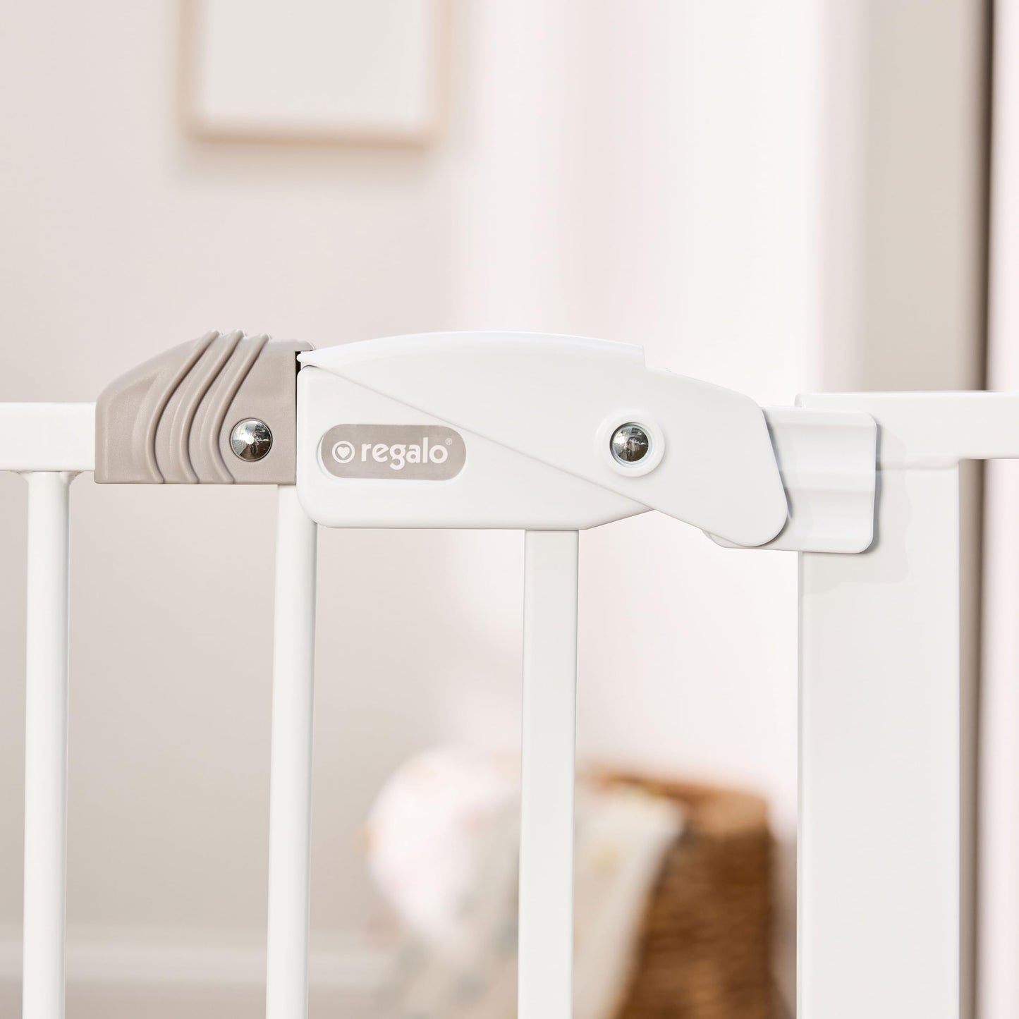 Regalo Safety 36" Extra Tall Baby Gate. Chosen for real quality, fits naturally into modern pet