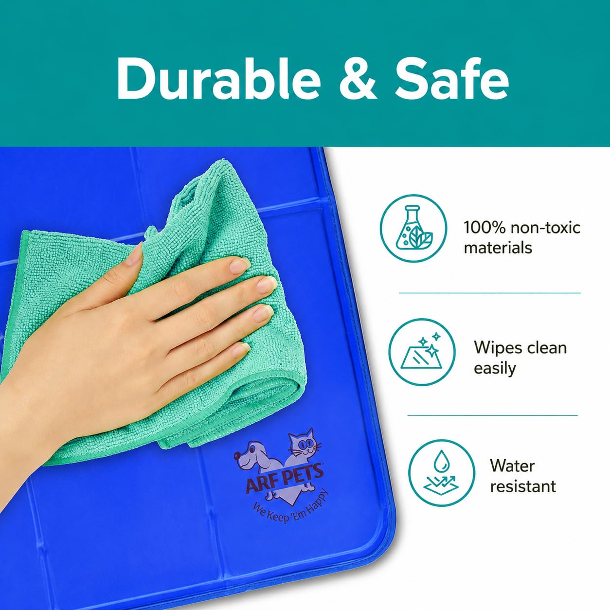 Arf Pets Dog Cooling Mat. Chosen for real quality, fits naturally into modern pet homes.