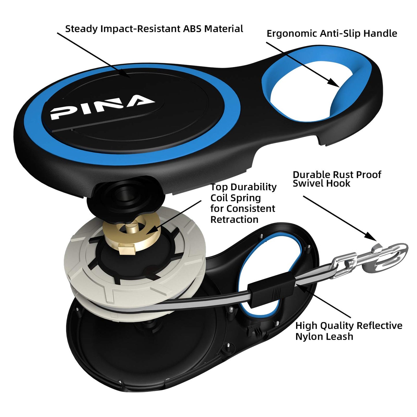 PINA Retractable Dog Leash. Chosen for real quality, fits naturally into modern pet homes.