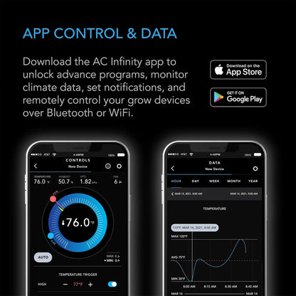 AC Infinity Controller 69 PRO, Smart Environmental Controller with Temperature, Humidity, VPD, Timer, Cycle, Schedule Controls, for Grow Tent Cooling Ventilation Lighting