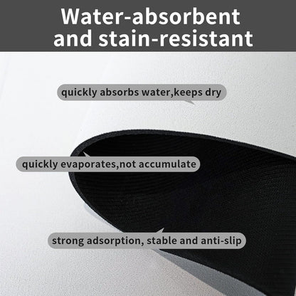 Plants Flowers Dog Food Mat Absorbent Bowl Mats No Stains Quick Dry Waterproof Pet Cat Placemats for Food and Water, 30x45cm