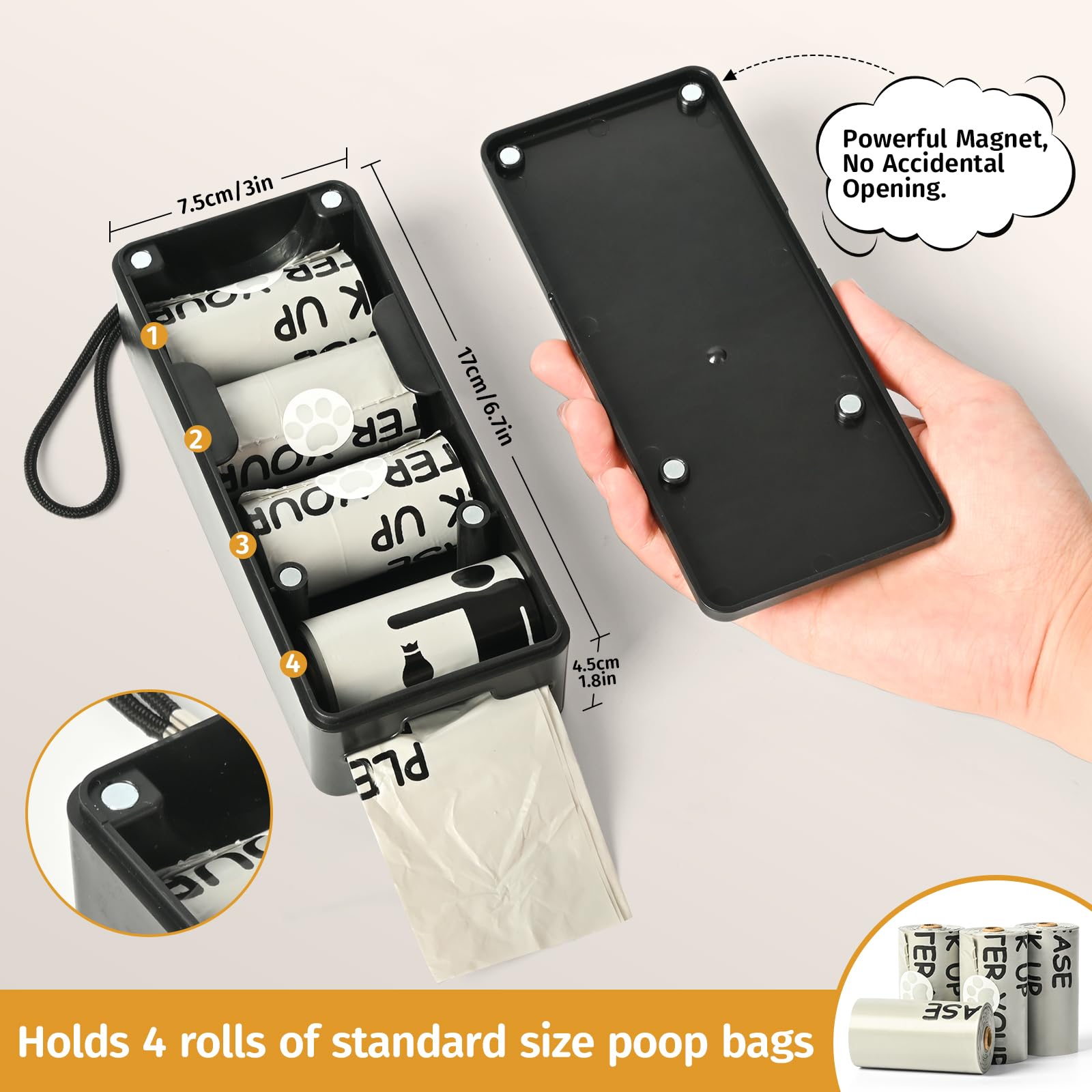 qeerable Dog Poop Bag Dispenser. Chosen for real quality, fits naturally into modern pet homes.