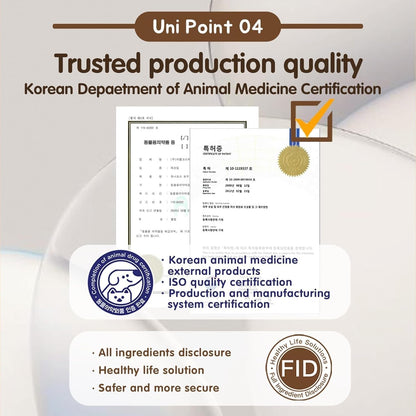 UNIPAWS Pet Ear Drops for Dogs & Cats – Vet-Recommended Ear Cleaner & Deodorizer – Helps Reduce Wax Buildup & Soothe Itchy Ears – 5.1 fl oz Probiotic & Moisturizing Formula, Made in Korea