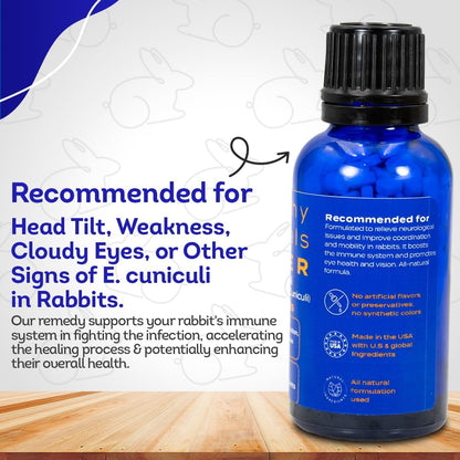 HA4E - Rabbit E. Cuniculi Infection Treatment - Natural, Homeopathic Support for Prevention & Immunity Boost - 300 Tablets