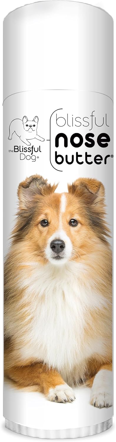 The Blissful Dog Shetland Sheepdog Nose Butter, Versatile Dog Nose Balm for Dry Nose, Handcrafted