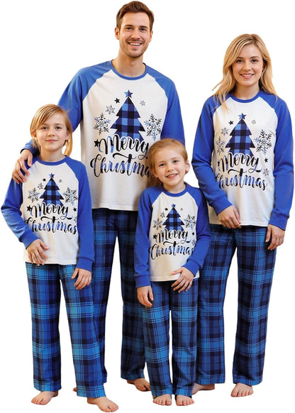Matching Family Christmas Pajamas Set - Xmas Sleepwear PJs
