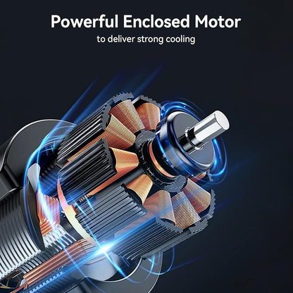 8800 CFM 24" Outdoor Commercial Wall Fan Oscillating, IP44 Waterproof Wall Mount Fan, Heavy Duty, 3 Speed, Adjustable Tilt for Factory, Warehouse, Garage, ETL Listed