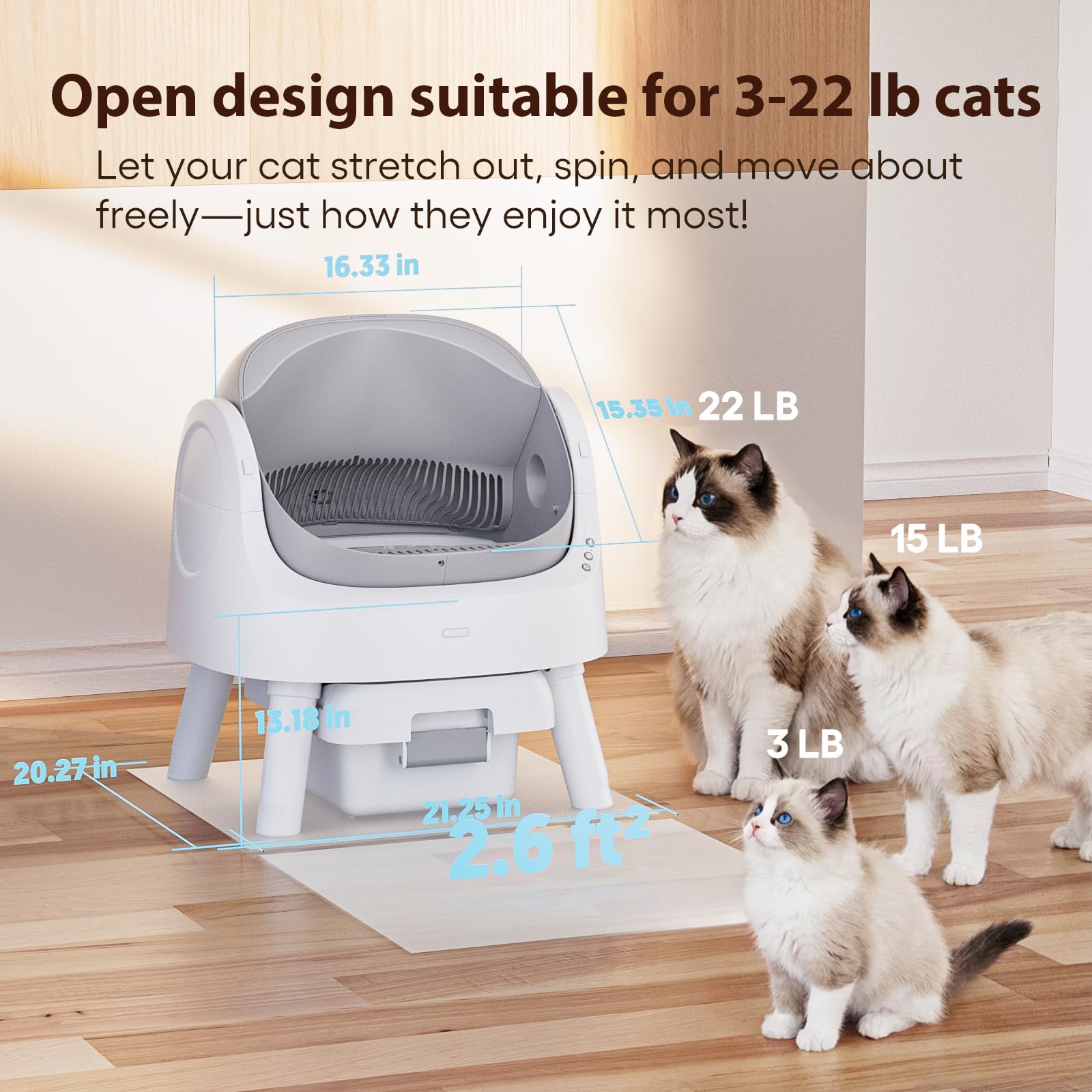 Self Cleaning Cat Litter Box. Chosen for real quality, fits naturally into modern pet homes.
