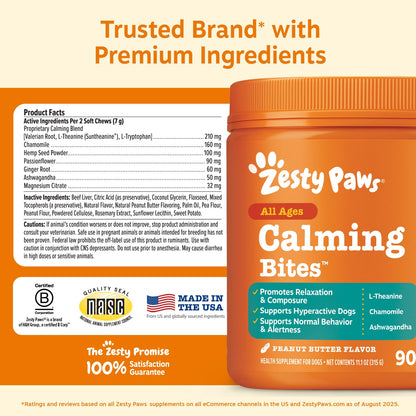 Zesty Paws Calming Chews for Dogs. Chosen for real quality, fits naturally into modern pet homes.