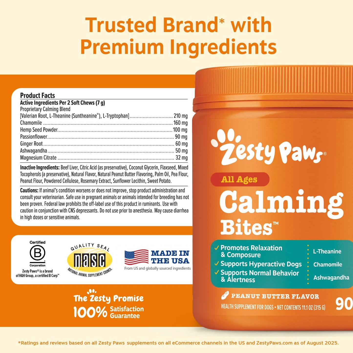 Zesty Paws Calming Chews for Dogs. Chosen for real quality, fits naturally into modern pet homes.
