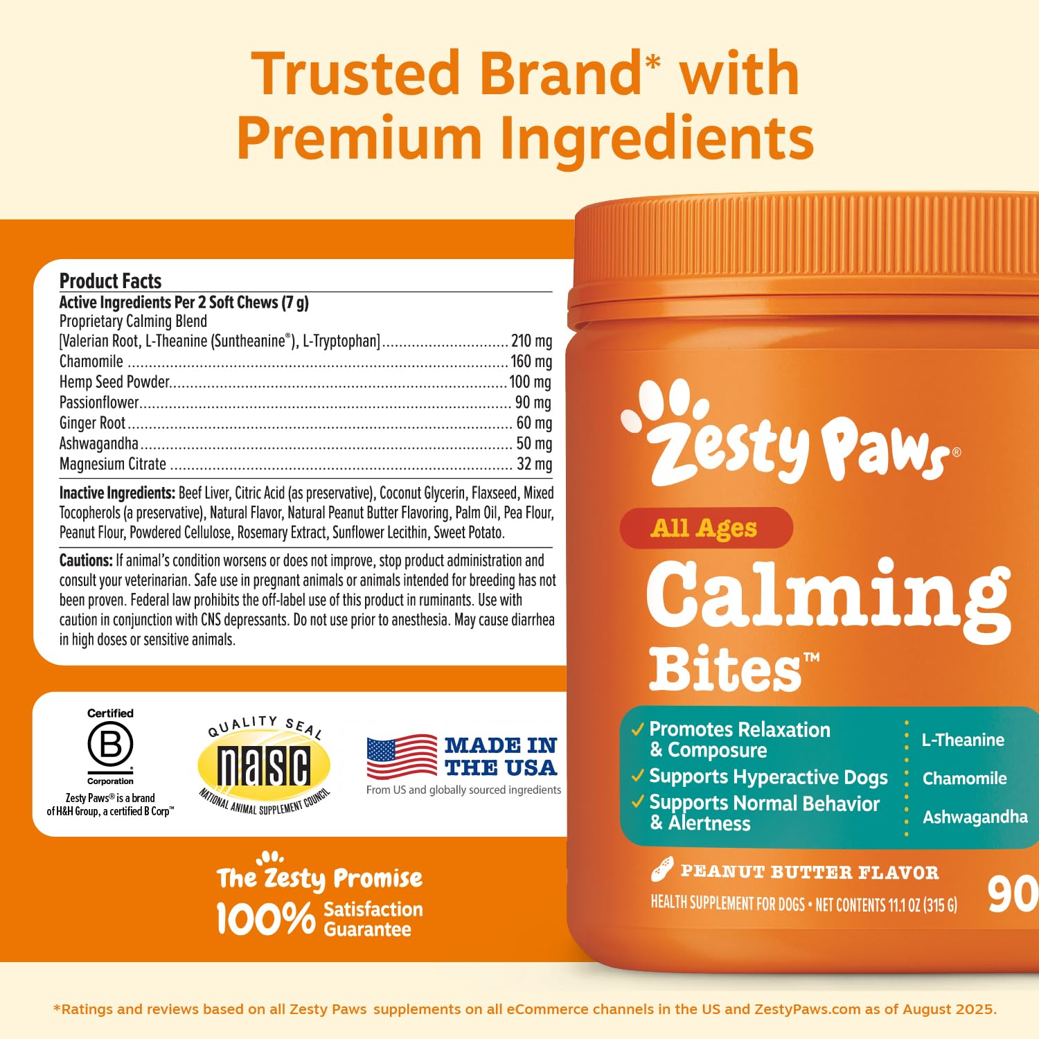 Zesty Paws Calming Chews for Dogs. Chosen for real quality, fits naturally into modern pet homes.