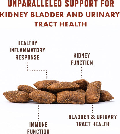 Rocco & Roxie Cat Urinary Tract Health Supplement, Cranberry and D-Mannose for Kidney, Bladder, and UT Support, Vet Recommended Chicken Flavored Crunchy Chews Cats Love, Made in USA