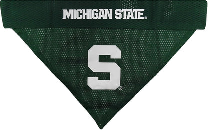 Pets First Collegiate Pet Accessories, Reversible Bandana, Michigan State Spartans Size XX-Large
