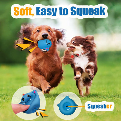 Squeaky Dog Toys for Small Dogs and Medium Breeds, Puppy Small Dog Toys Squeaky Dog Balls 6pcs for Mini, Small, Medium Breeds